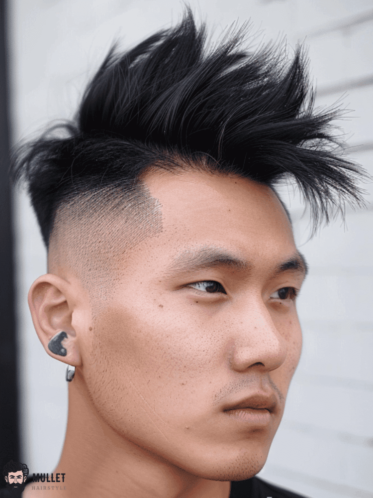 Skin Fade Mullet Asian