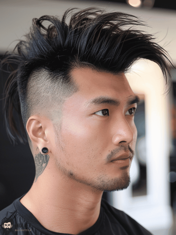 Taper Fade Mullet Asian