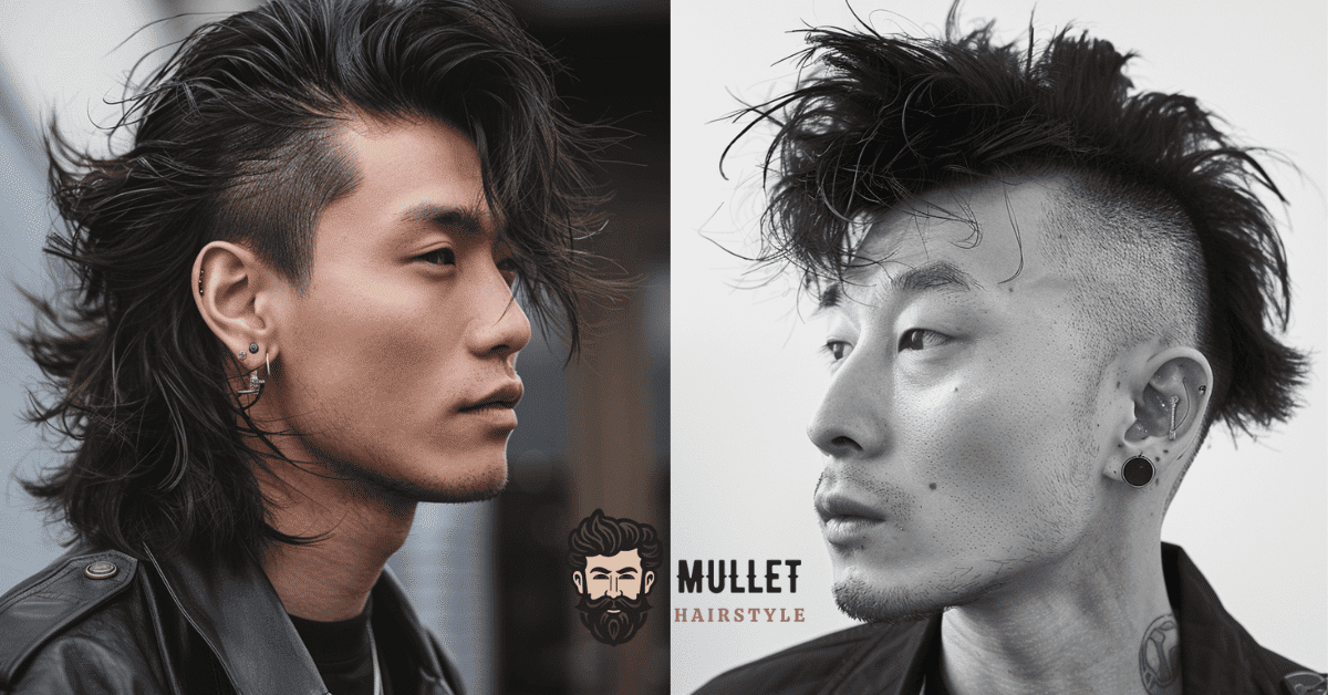 Asian mullet fade