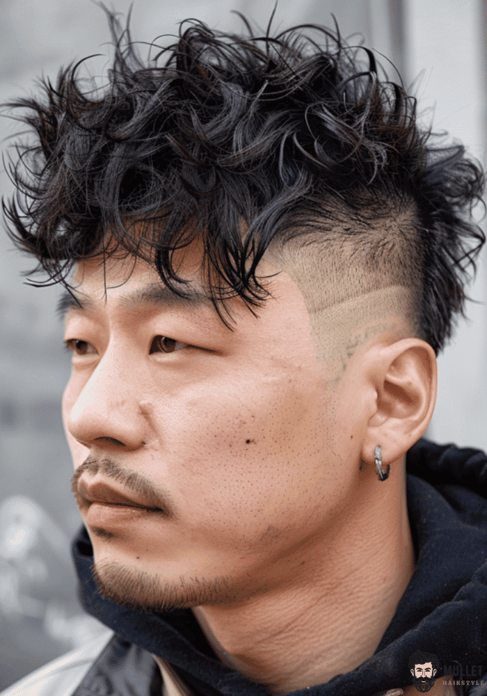 Korean mullet fade 