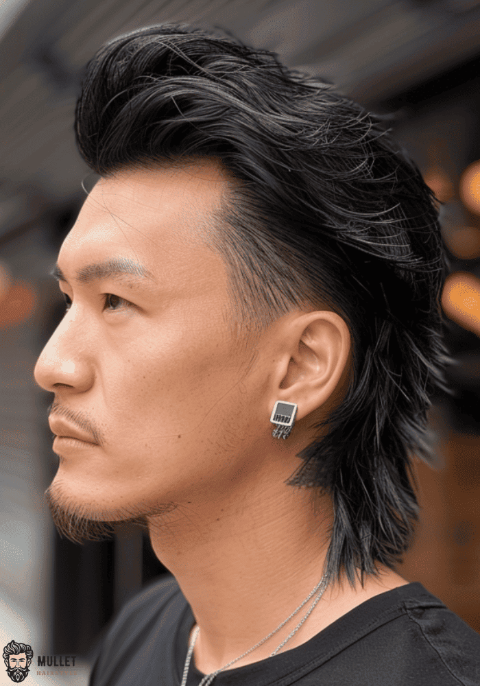 New Korean mullet wolf cut