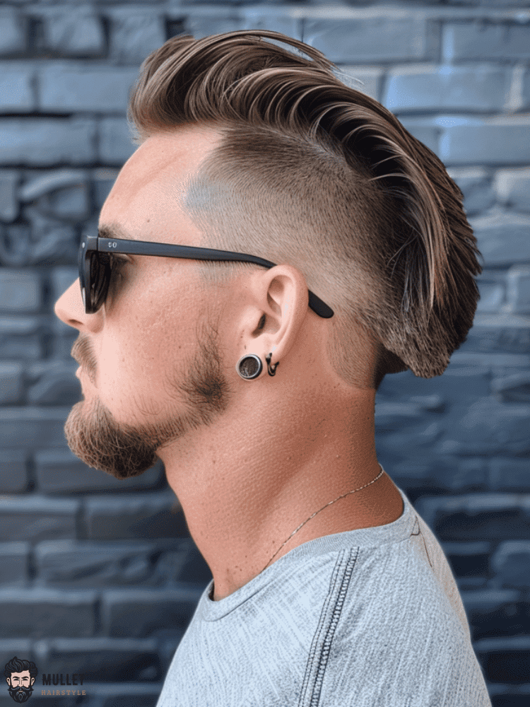 Modern mullet fade