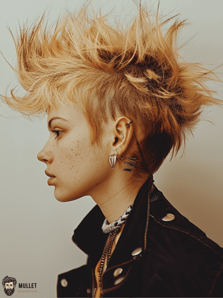 Punk pixie mullet